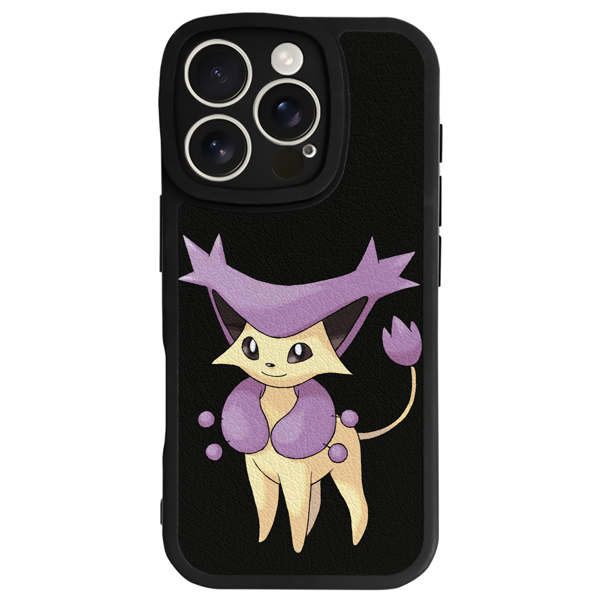 （画像用） ポケットモンスター Pokémon 【iPhone 16シリーズ対応】シリコンスマホケース（レザー調） 材質：シリコン